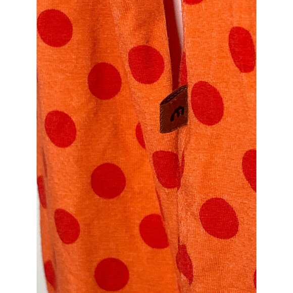 Miaou Amelia Top in Red Polka Dot Small New Womens Long Sleeve Tee - Picture 6 of 16